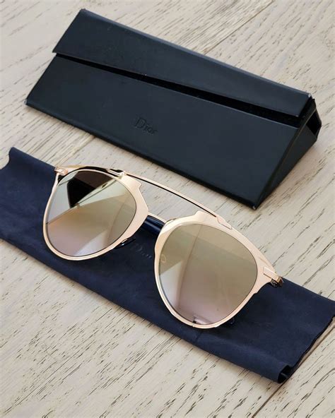 dior reflected sunglasses rose gold replica|How to spot fake dior sunglasses .